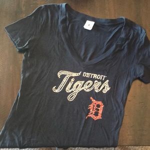 💙 Detroit Tigers sparkle T-shirt